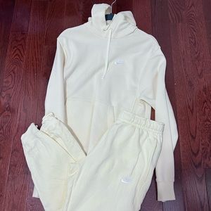 Nike club hoodie and joggers set size xsmall